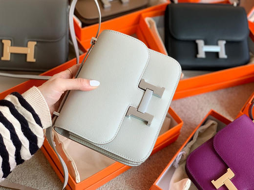 高定康康出货 〰️山羊皮珍珠灰 商品图1