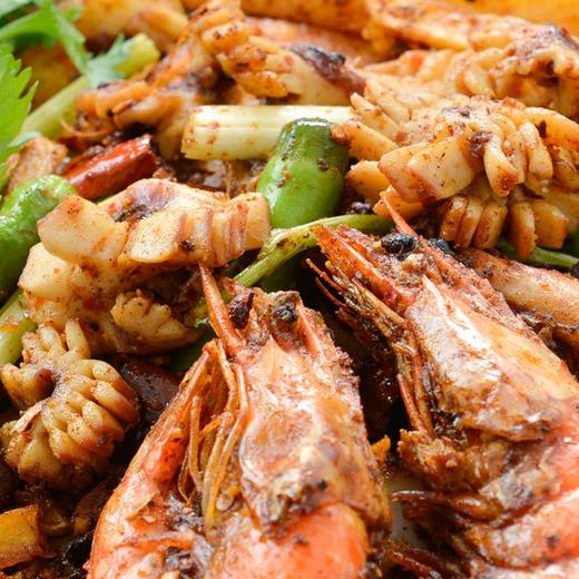 干锅鱿鱼虾 约500g/份【半成品—需加熟食用】 商品图2