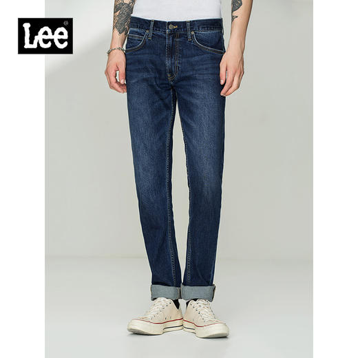 Lee商场同款21秋季新品726标准直脚蓝色男牛仔裤LMB1007263SP00FA00281 商品图0