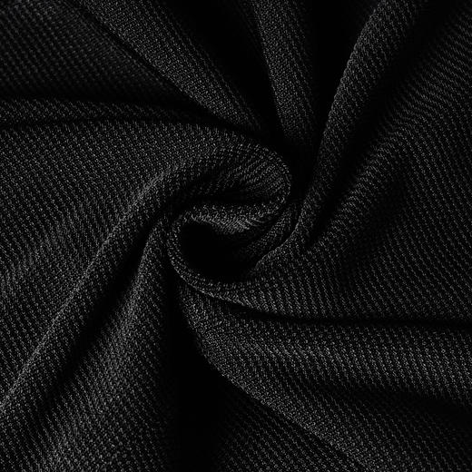 镶钻黑色醋酸针织T恤 软弹爽滑 米思阳2025秋季时尚薄款修身上衣女2096 商品图3