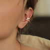 Oflye潮流饰品 耳夹无耳洞耳环女高质感冷淡风耳骨夹复古法式气质轻奢小众耳饰 商品缩略图0