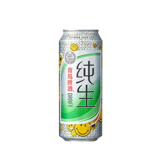 【青岛纯生】啤酒8度 500ml*18听 商品图1