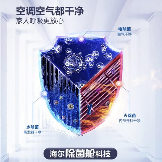 海尔（Haier）空调KFR-35GW/12CAA81U1（蓝） 商品图3