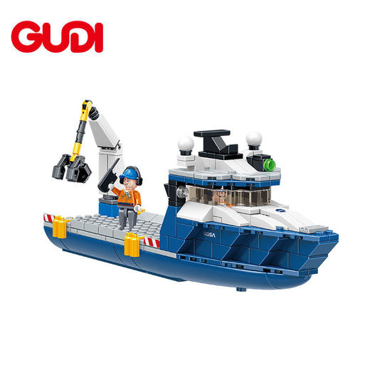 【真实还原航天原型，细节丰富】古迪航天系列积木益智拼插玩具航天飞机发射中心/神-舟-十号/探路登陆车/亚特兰蒂斯发射中心/大力神火箭装载车 商品图4