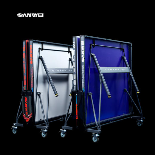 三维Sanwei T99 赛博朋克 专业乒乓球球台 双色可选 商品图0