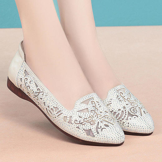 时尚低跟，打孔透气凉鞋 KQ2808 商品图2