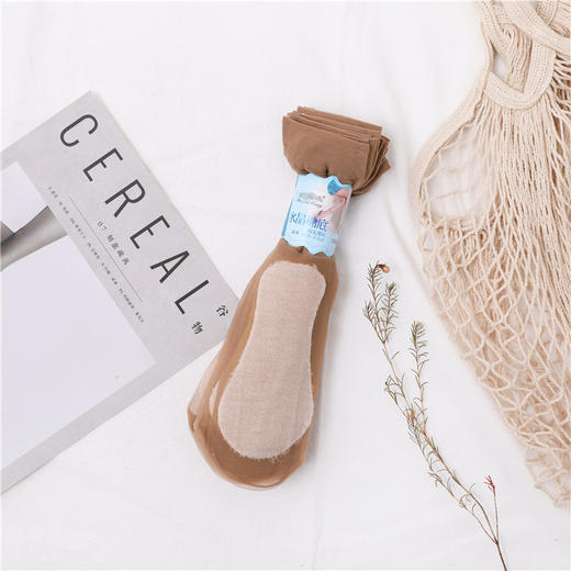 【十双装】新款5D水晶丝棉吸汗，防滑透肉短丝袜QRZZ 商品图8