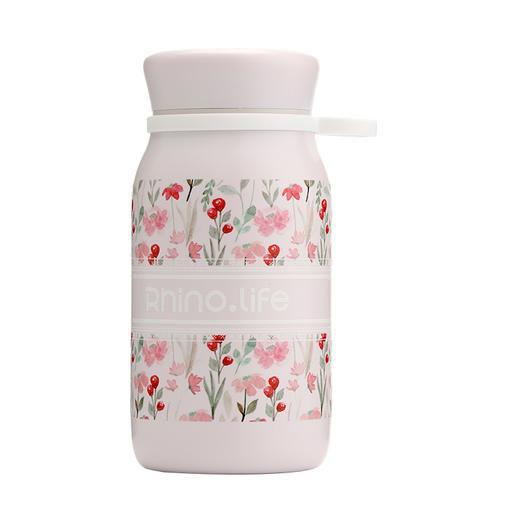 TD50201202 独角犀Rhinolife 繁花盛开系列提手杯 350mL 商品图0