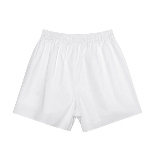 oldcolour宽松白色休闲短裤女夏新款纯棉百搭高级直筒裤通勤 商品图4