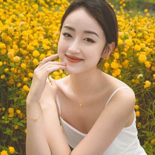 ［东方有境］18K金黄晶石手链#笑春风 商品图2