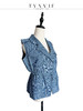 TYNVIE 西装领插袋背心外套 - 牛仔蓝 商品缩略图1