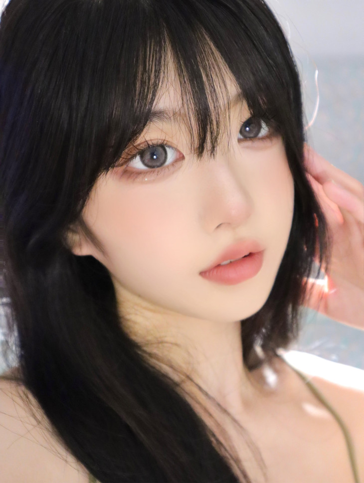 DORAGINA年抛隐形眼镜 原宿奶油14.2mm 1副/2片-VVCON美瞳商城17