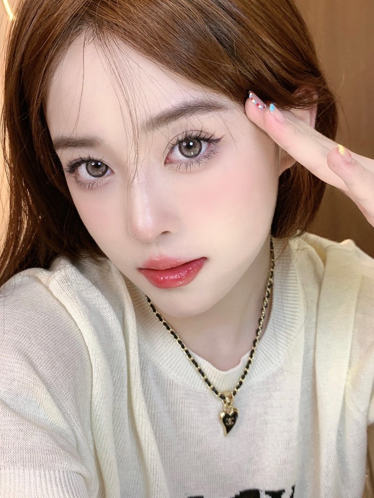 DORAGINA年抛隐形眼镜 原宿奶油14.2mm 1副/2片-VVCON美瞳商城13