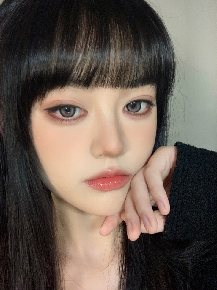 DORAGINA年抛隐形眼镜 原宿奶油14.2mm 1副/2片-VVCON美瞳商城15