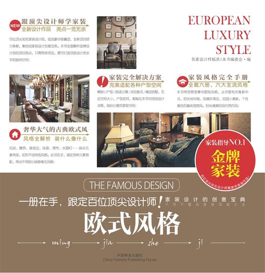 金牌家装 欧式风格 中国林业出版社7413 商品图1