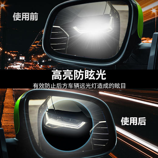 百特固「进口材质」汽车后视镜防雨防雾膜纳米驱水防水膜 商品图5
