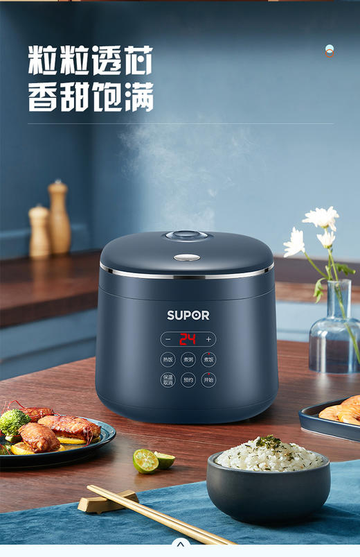 SUPOR/苏泊尔电饭煲SF20FC45家用智能2L迷你电饭锅小型煮饭锅 商品图2