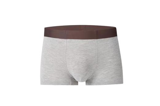 LS竹纤维男士色纺无痕平角内裤5077 商品图1