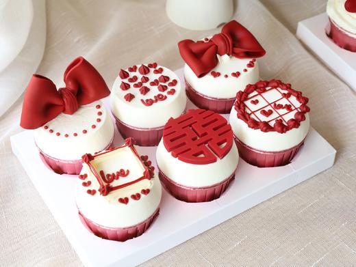 订婚蛋糕系列（6寸蛋糕和12个纸杯） 商品图4