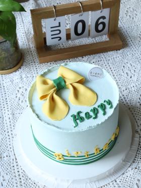 夏意愈浓（翻糖蝴蝶结）