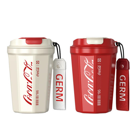 格沵GERM可口可乐联名咖啡杯夏季水杯不锈钢随行杯390ml 商品图0