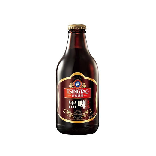 【青岛啤酒】黑啤枣味 12度 296ml*8瓶 商品图1