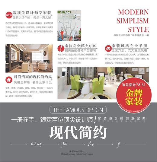 金牌家装 现代简约 中国林业出版社7415 商品图1