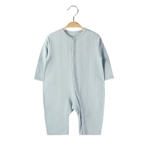 【零感无负担 舒适透气不闷热】夏季薄款爬行服纯棉婴儿连体衣哈衣透气幼童空调服短袖新生儿睡衣 商品图12