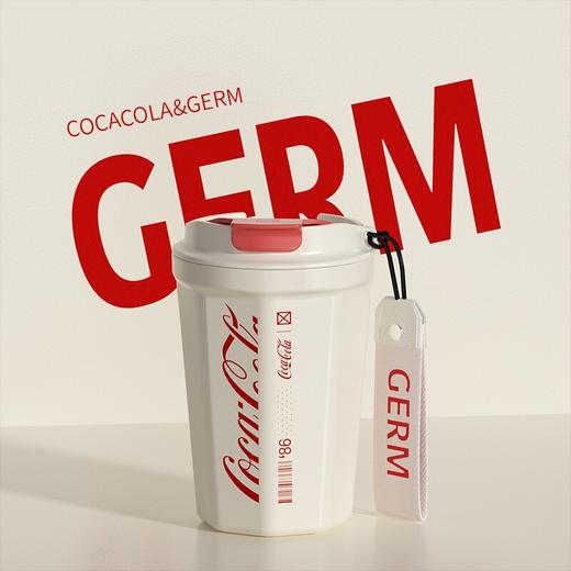 格沵GERM可口可乐联名咖啡杯夏季水杯不锈钢随行杯390ml 商品图2