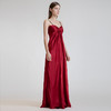 LIZZY 简约名媛风桑蚕丝吊带拖地宴会礼服连衣裙3662 商品缩略图1