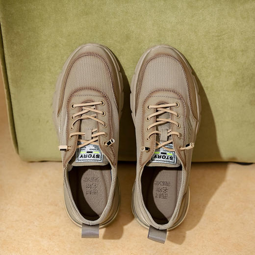 西村名物2022年夏季新款透气绑带男休闲鞋10441 商品图0