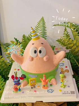 派大星，你为什么叫派大星，因为，我是上帝派来保护你的大星星。海绵宝宝主题