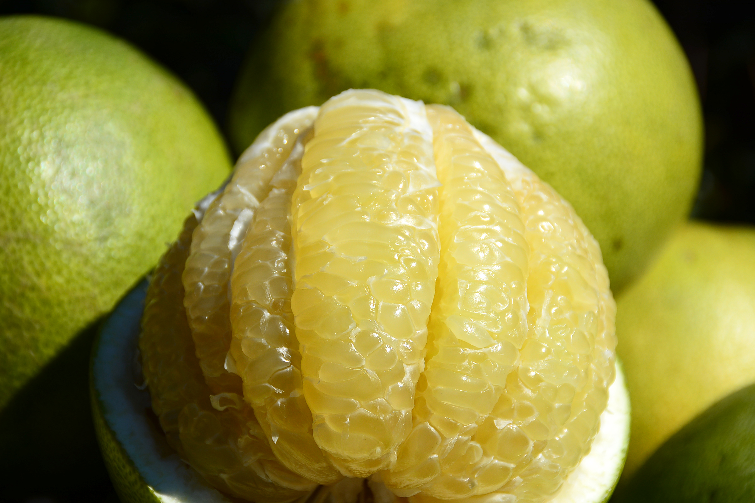 泰国青柚2个装约354斤柚肉饱满晶莹剔透柚香浓郁清甜爆汁