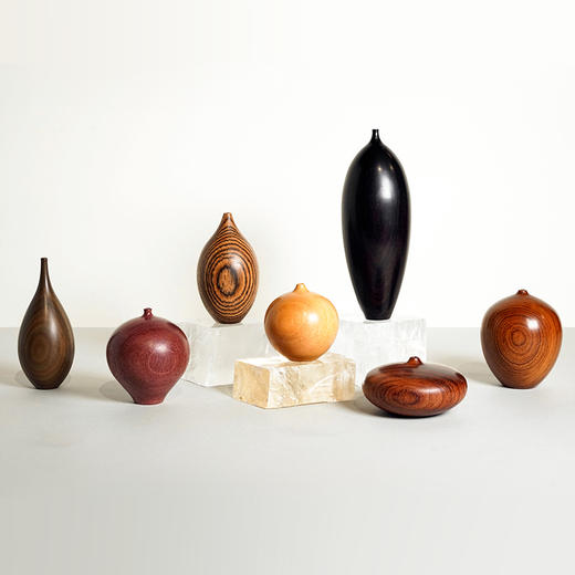 平安喜乐【七星高照】小花瓶 七大名木，匠艺 典型的花瓶器型特征，并结合当下审美设计再创作的系列摆件 商品图1