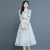 YWE BKY78气质减龄印花连衣裙 商品缩略图2