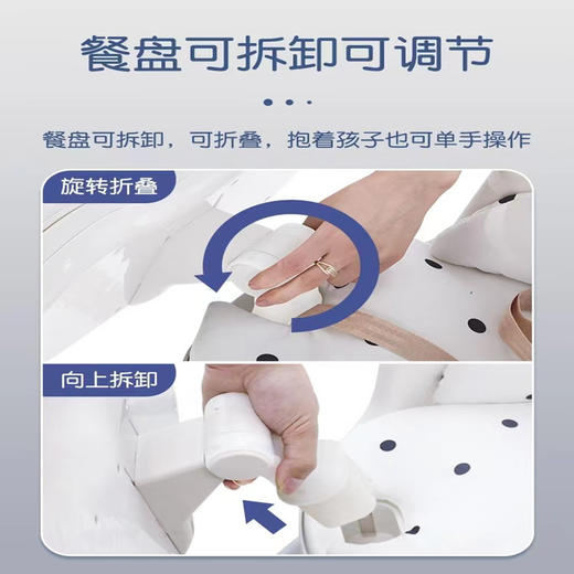 【品牌直供】卡曼karmababy宝宝餐椅儿童座椅婴儿多功能餐椅餐桌 全新升级 商品图3