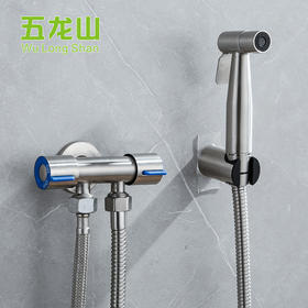 304不锈钢妇洗器马桶伴侣套装增压冲洗马桶喷枪水龙头双出水角阀