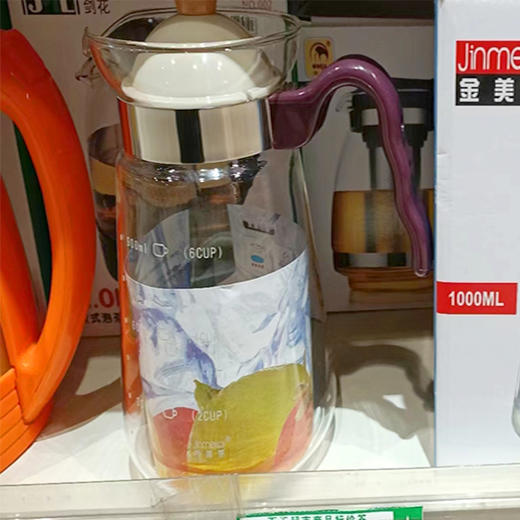 【16.9元/个】金美莱直火冷水壶1000ml（1101436） 商品图0