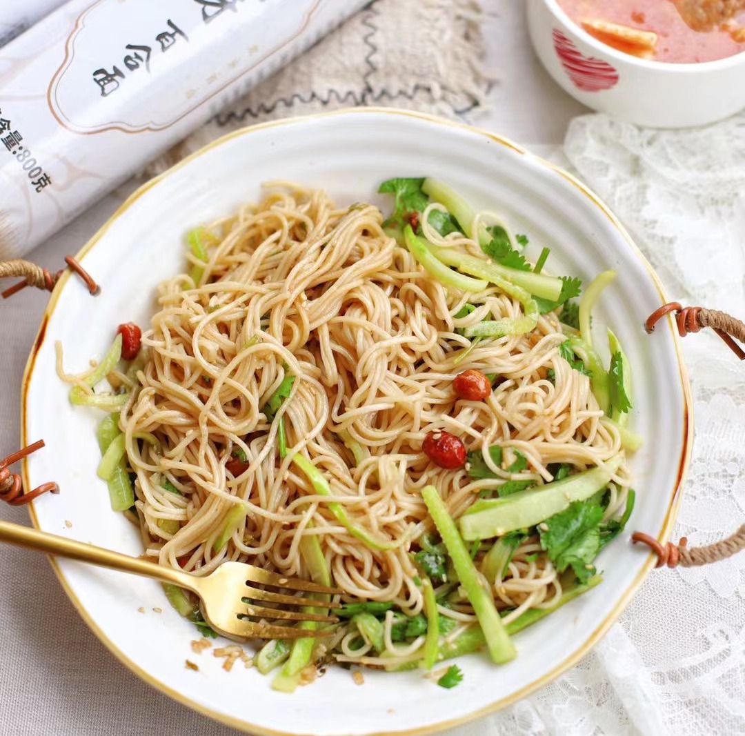 湖南隆回地标 | 有客瑶来龙牙百合挂面/面条 爽滑又筋道汤面烩面拌面炒面均适合 400克*4筒