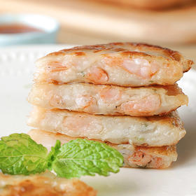 锦和甲|【鲜虾饼】新品尝鲜台湾大虾饼月亮虾饼150g*4袋去虾线无污染新鲜手工现做①