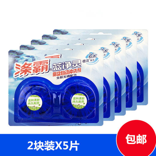 涤霸蓝厕灵(双)50g（五片） 商品图0