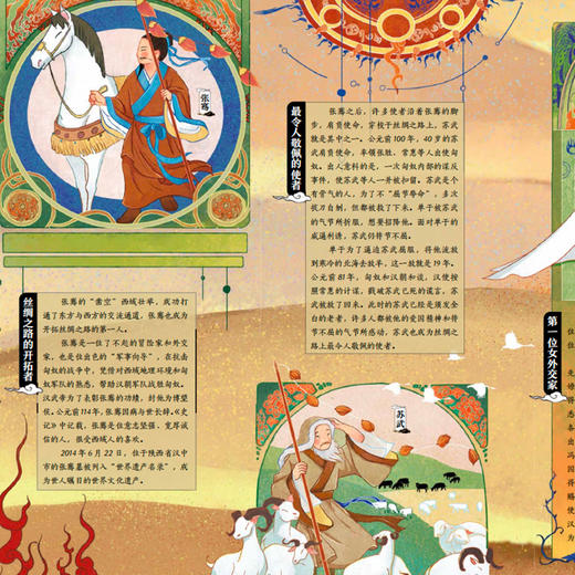 《丝绸之路历史百科绘本》（全2册） 商品图6