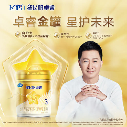 飞鹤星飞帆卓睿3段12-36个月婴儿配方奶粉 750g 商品图1