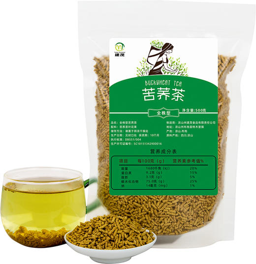 黑苦荞全株茶500g袋装 商品图1