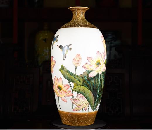 高温颜色釉祥荷香满堂 商品图0