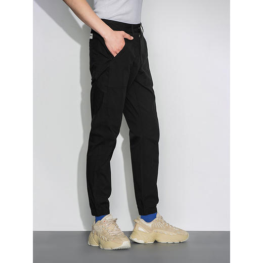 Lee商场同款22春夏新品轻薄工装束脚裤男布裤黑LMB100810100-K11 商品图3