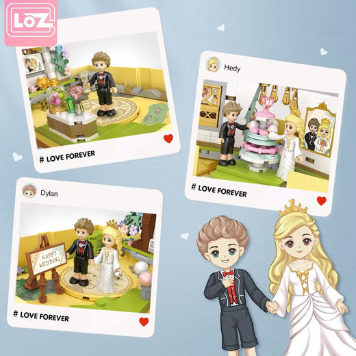 LOZ积木     1228   婚礼积木书 商品图5
