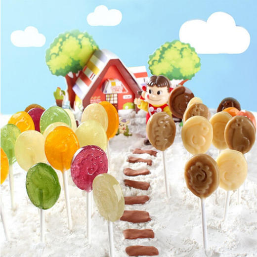 不二家牛奶棒棒糖(草莓牛奶味+芒果牛奶味) 商品图1