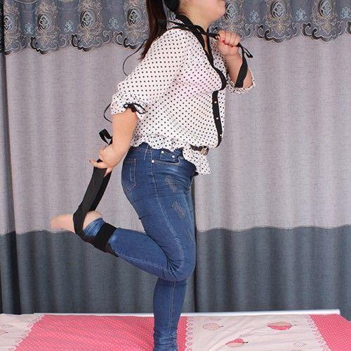 【韧带伸拉筋带】脚踝关节矫正，足下垂中风偏瘫康复训练器，材瑜伽伸展带 商品图1