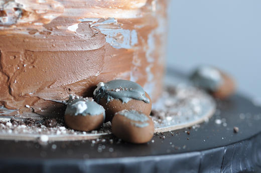 couleur violet 定制案例Vespa摩托车主题乳酪霜蛋糕 商品图4